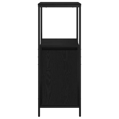 Musta tammi kylpyhuonekaappi hyllyillä Patrauta 36x35x95cm