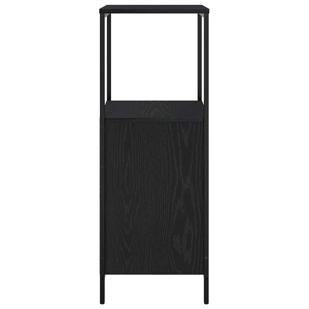 Musta tammi kylpyhuonekaappi hyllyillä Patrauta 36x35x95cm