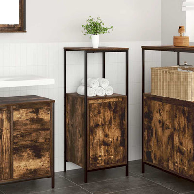 Savustammi kylpyhuonekaappi hyllyillä Bolomei 36x35x95cm