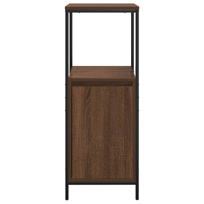Kylpyhuonekaappi hyllyillä ruskea tammi 36x35x95 cm
