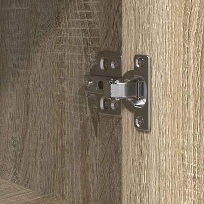 Sonoma-tammi kylpyhuonekaappi hyllyillä Malia 76,5x35x95cm