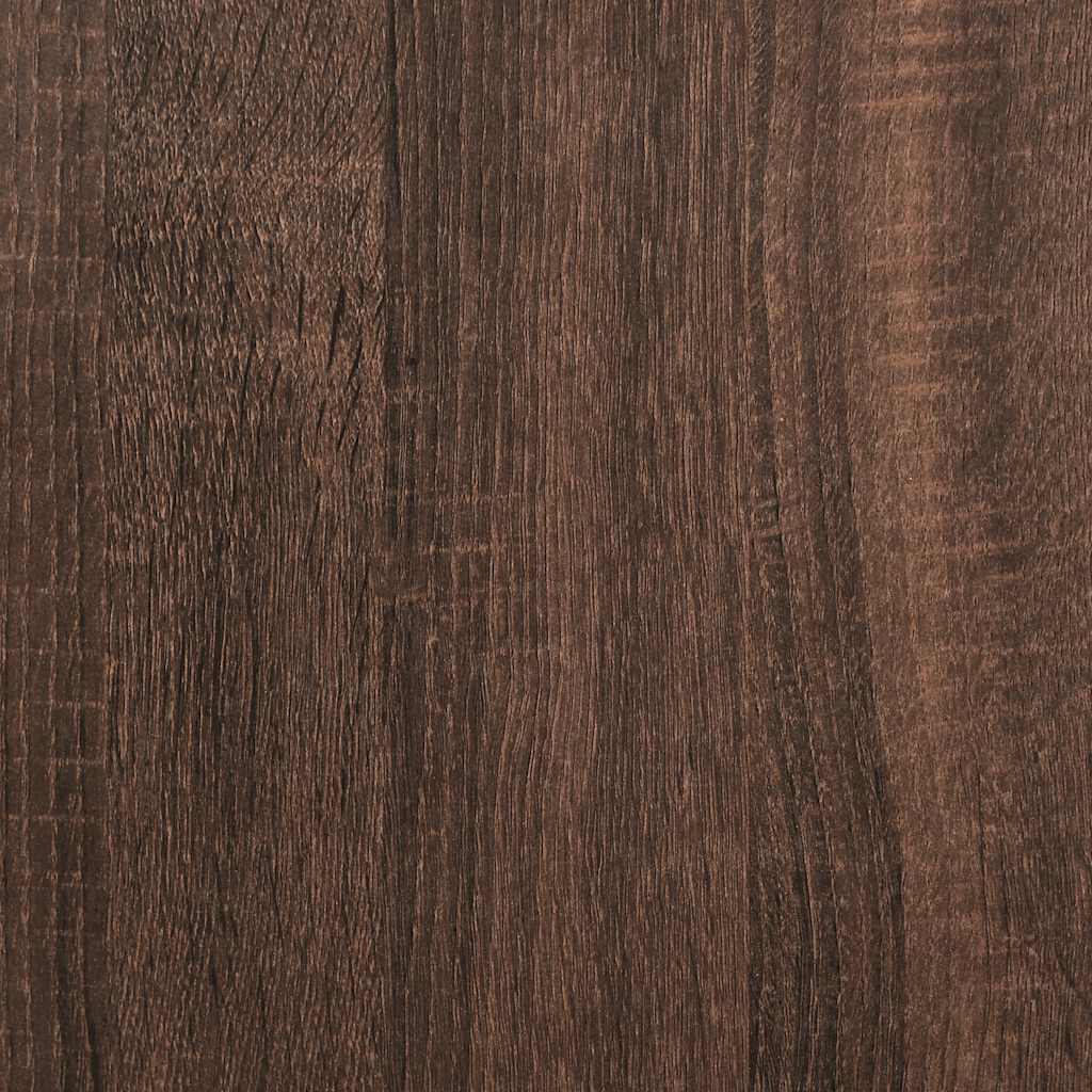 Ruskea tammi kylpyhuonekaappi hyllyillä Bryan 76,5x35x95cm
