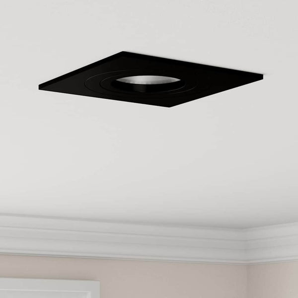 Kohdevalo 24 kpl Musta 9 x 9 x 2 cm Alumiini