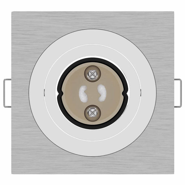 Kohdevalo 6 kpl Hopea 9 x 9 x 2 cm Alumiini
