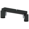 Kattospotti Musta 26 x 6.5 x 11.5 cm Teräs