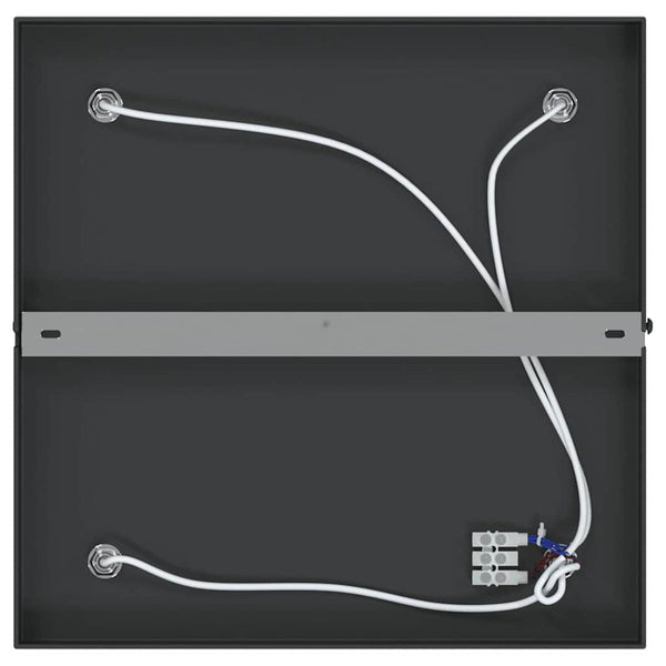 Kattospotti Musta 26 x 26 x 16.5 cm Teräs