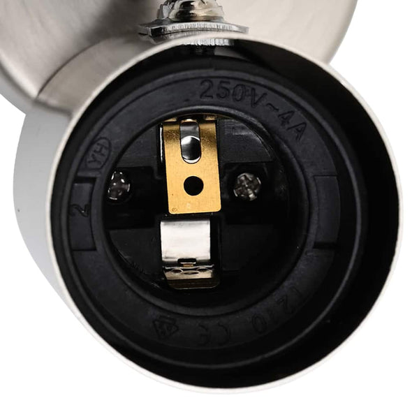 Kattospotti Harjattu Nikkeli 26 x 26 x 16.5 cm Teräs