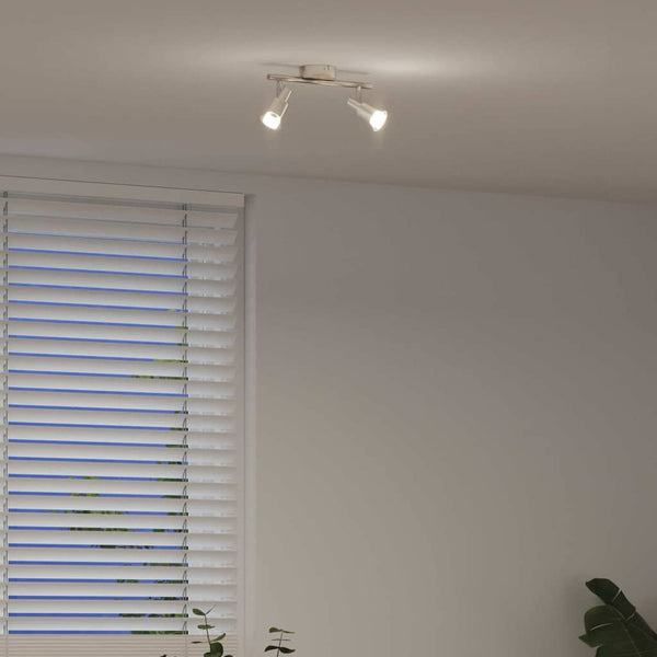 Kattospotti Harjattu Nikkeli 25.5 x 8 x 11 cm Teräs