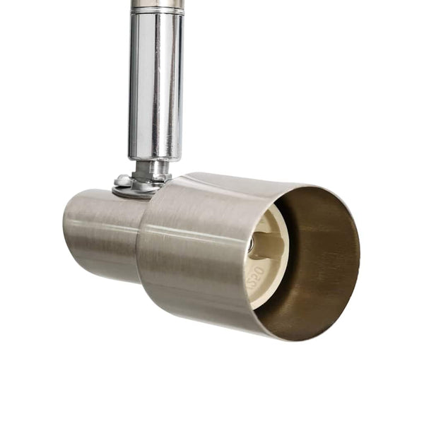 Kattospotti Harjattu Nikkeli 39 x 10.5 x 10.5 cm Teräs