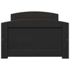 Musta sohvasänky kahdella laatikolla ilman patjaa irun Neonela 90x200cm
