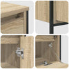 Kylpyhuonekalustesetti 3 kpl Sonoman tammi 90 x 34,5 x 60 cm