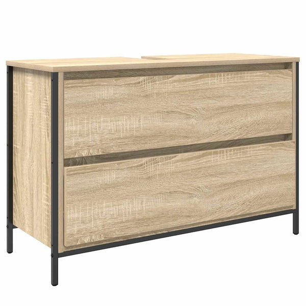 Kylpyhuonekalustesetti 3 kpl Sonoman tammi 90 x 34,5 x 60 cm