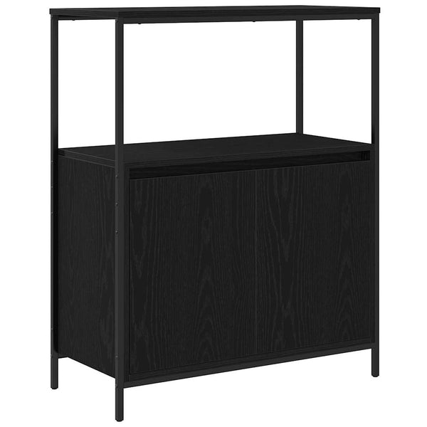 Kylpyhuonekalustesetti 5 kpl Musta tammi. 36 x 35 x 165 cm