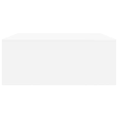 Valkoinen sohvapöytä laatikoilla Agrifin 100x100x40cm