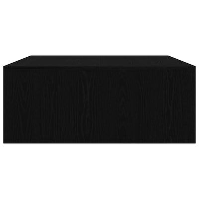 Musta sohvapöytä laatikoilla Agrifin 100x100x40cm (tammi)