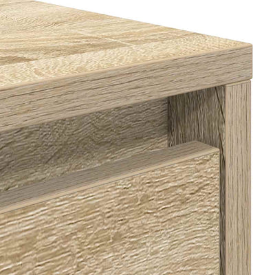 Sonoma-tammi sohvapöytä laatikoilla Agrifin 100x100x40cm