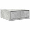 sohvapöytä laatikoilla betonin harmaa 100x100x40 cm