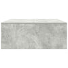 sohvapöytä laatikoilla betonin harmaa 100x100x40 cm