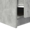 sohvapöytä laatikoilla betonin harmaa 100x100x40 cm