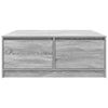Harmaa sohvapöytä laatikoilla Agrifin 100x100x40cm (sonoma)