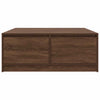 Ruskea tammi sohvapöytä laatikoilla Agrifin 100x100x40cm