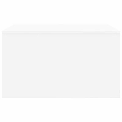 Valkoinen sohvapöytä laatikoilla Agrifin 70,5x70x40cm