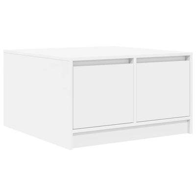 Valkoinen sohvapöytä laatikoilla Agrifin 70,5x70x40cm