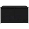 Musta sohvapöytä laatikoilla Agrifin 70,5x70x40cm (tammi)