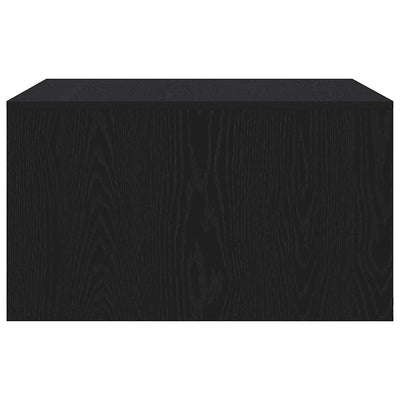 Musta sohvapöytä laatikoilla Agrifin 70,5x70x40cm (tammi)