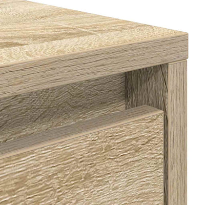 Sonoma-tammi sohvapöytä laatikoilla Agrifin 70,5x70x40cm