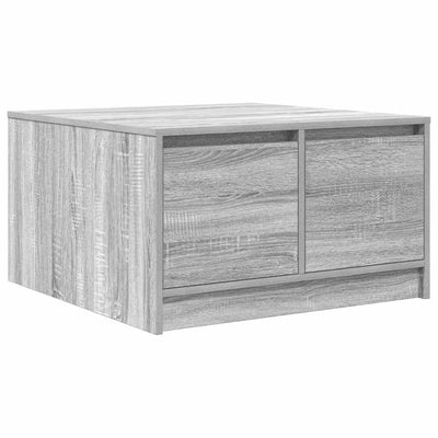 Harmaa sohvapöytä laatikoilla Agrifin 70,5x70x40cm (sonoma)