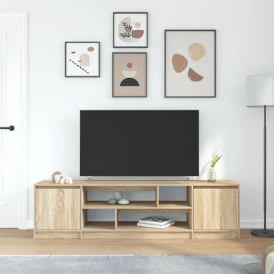TV-taso Sonoma-tammi 188,5x41x50 cm tekninen puu