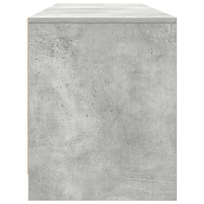 TV-taso betoninharmaa 188,5x41x50 cm tekninen puu
