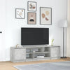 TV-taso betoninharmaa 188,5x41x50 cm tekninen puu