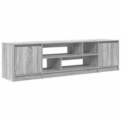 TV-taso harmaa Sonoma 188,5x41x50 cm tekninen puu