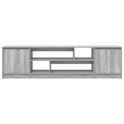 TV-taso harmaa Sonoma 188,5x41x50 cm tekninen puu
