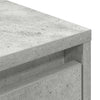 TV-taso LED-valoilla betoninharmaa 160,5x41x50 cm