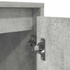 TV-taso LED-valoilla betoninharmaa 160,5x41x50 cm