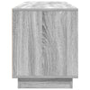 TV-taso LED-valoilla harmaa Sonoma 160,5x41x50 cm