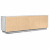 TV-taso LED-valoilla harmaa Sonoma 160,5x41x50 cm