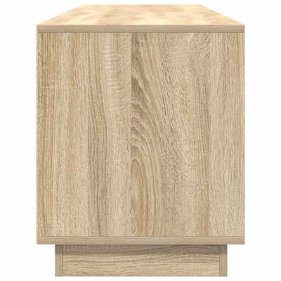 TV-taso LED-valoilla Sonoma-tammi 193,5x41x50 cm