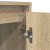 TV-taso LED-valoilla Sonoma-tammi 193,5x41x50 cm