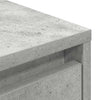TV-taso LED-valoilla betoninharmaa 193,5x41x50 cm