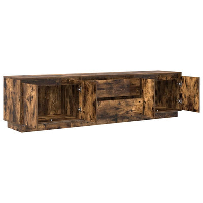 TV-taso LED-valoilla savutammi 193,5x41x50 cm