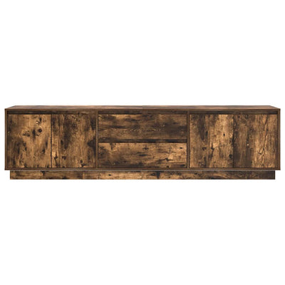 TV-taso LED-valoilla savutammi 193,5x41x50 cm