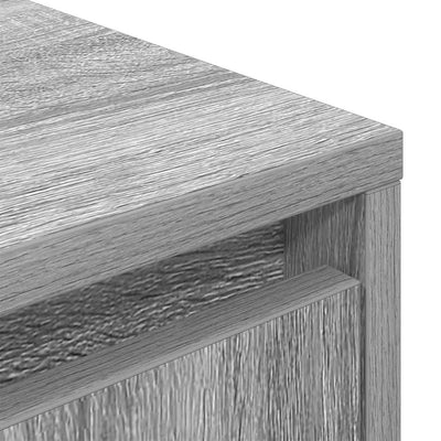 Harmaa tv-taso led-valoilla Kiersten 193,5x41x50cm (sonoma)