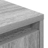 TV-taso LED-valoilla harmaa Sonoma 193,5x41x50 cm
