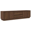 TV-taso LED-valoilla ruskea tammi 193,5x41x50 cm