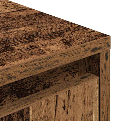 Tv-kaappi led-valoilla Kiersten 193,5x41x50cm (vanha puu)