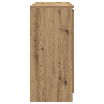 Senkki laatikoilla artisaanitammi 100,5x35x76 cm tekninen puu